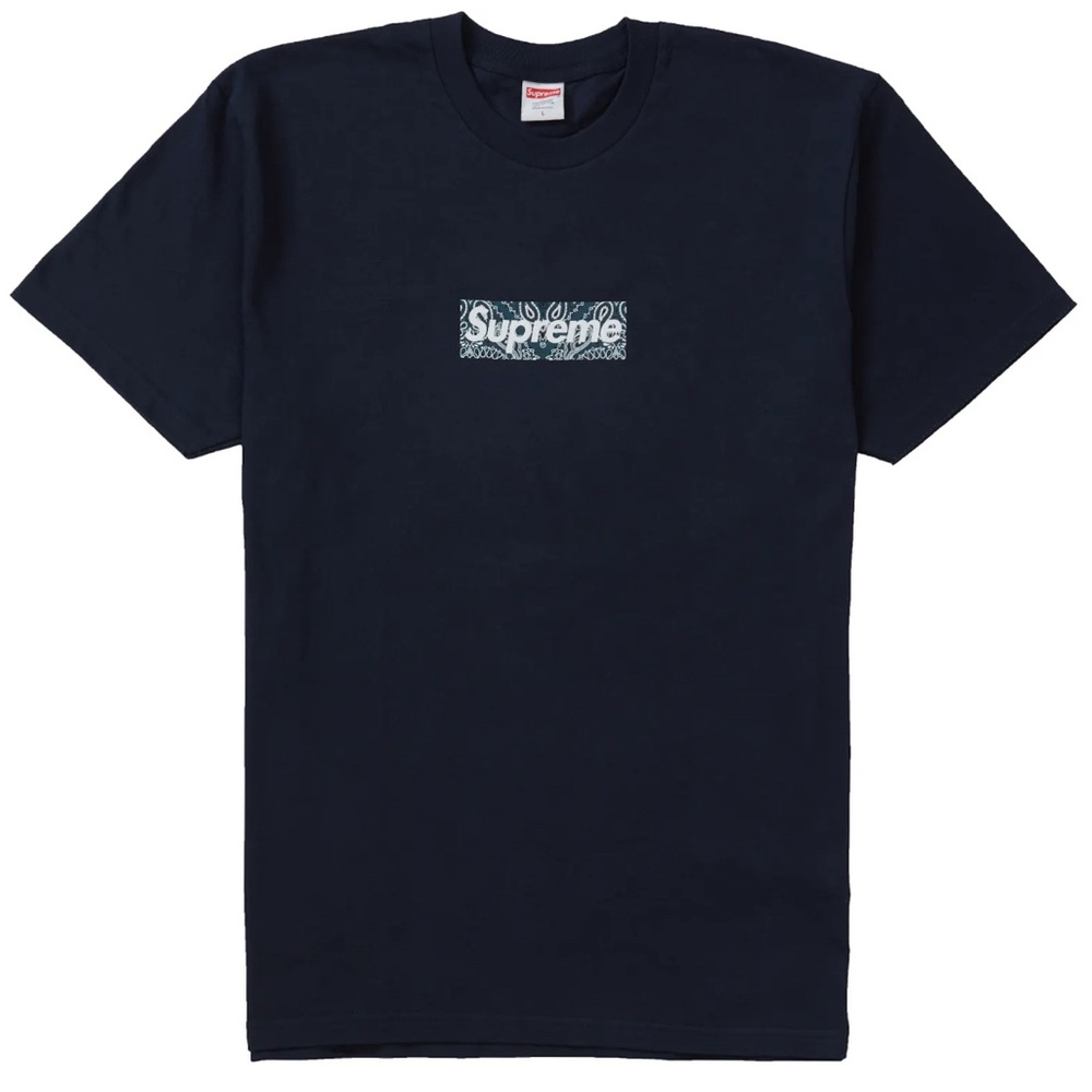 Supreme Bandana Box Logo Tee Size Medium from Fall/Winter 2019 season